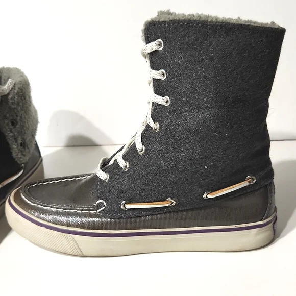 Sperry Top-Sider Abacos Silver Gray Wool Versatile Sneakers Size 7M - Picture 6 of 12